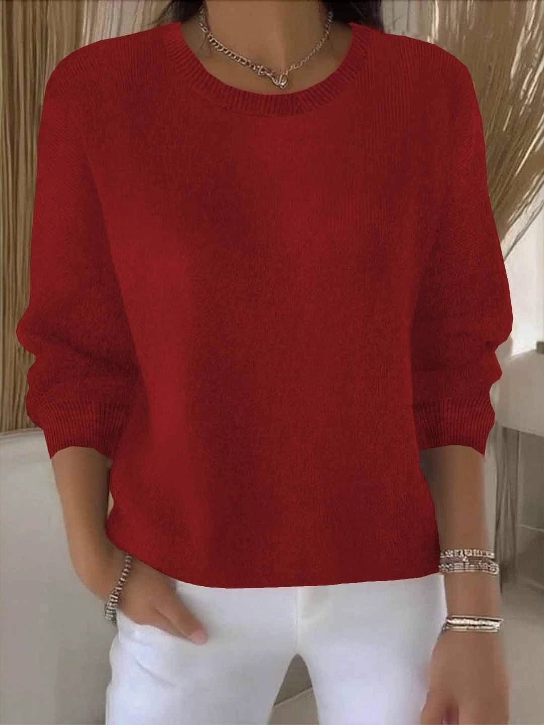 Classic Women's Soft Knit Sweater