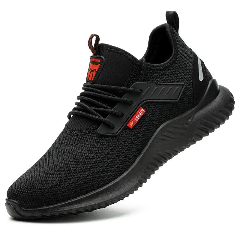 Tough Work Boots for Men Non-Slip Lace Up Shoes
