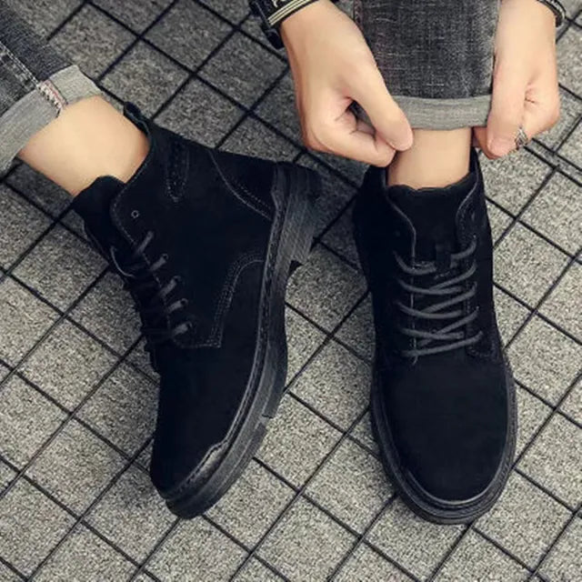 Tough Outdoor Ankle Boots for Men