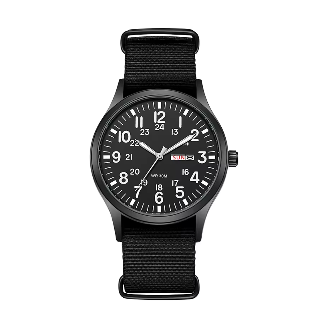 Tough Waterproof Mens Stainless Steel Sports Watch