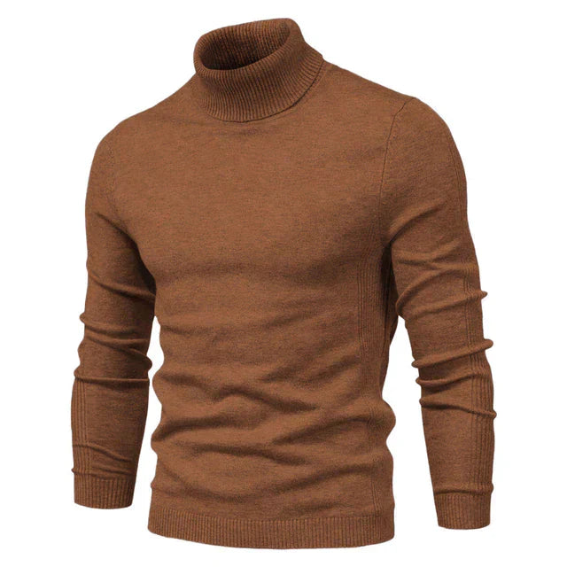 Simple Crew Neck Pullover Sweater for Men