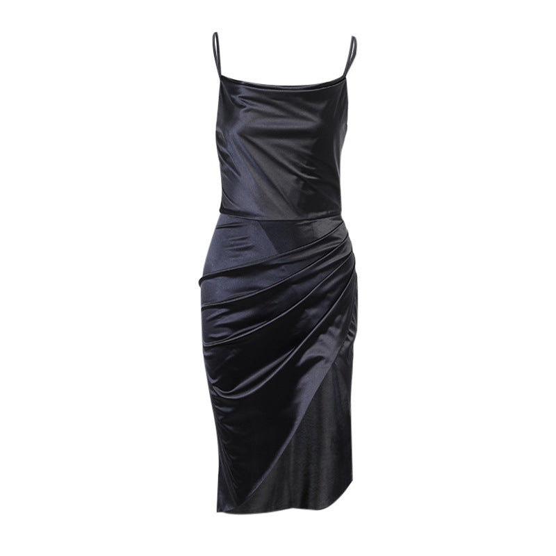 Women's Cold Shoulder Sleeveless Summer Dress