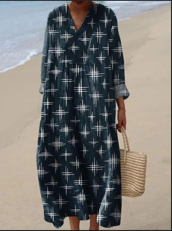Boho Chic Floral Maxi Dress - Luxivelle