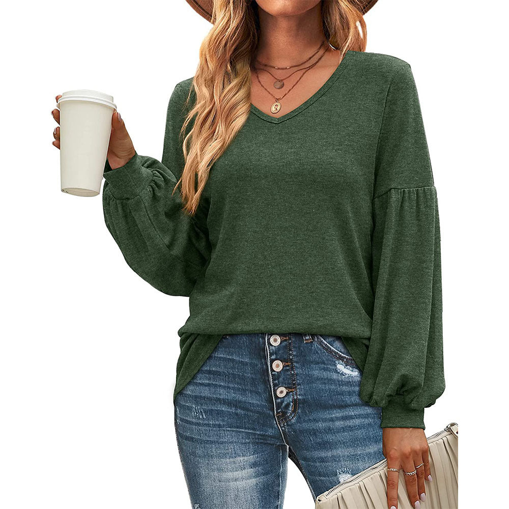 Ladies' Fluffy Full-Sleeve Casual Top