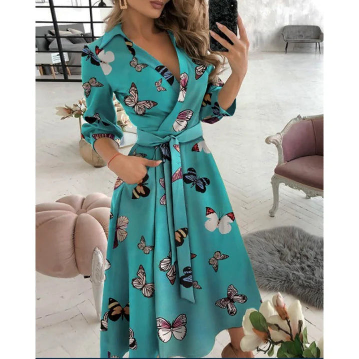 Flattering Fit Knee Length Dress