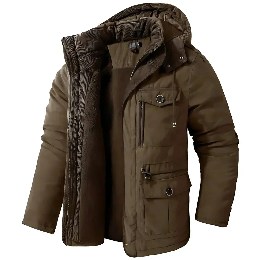 Thermal Insulated Men's Waterproof Parka Coat