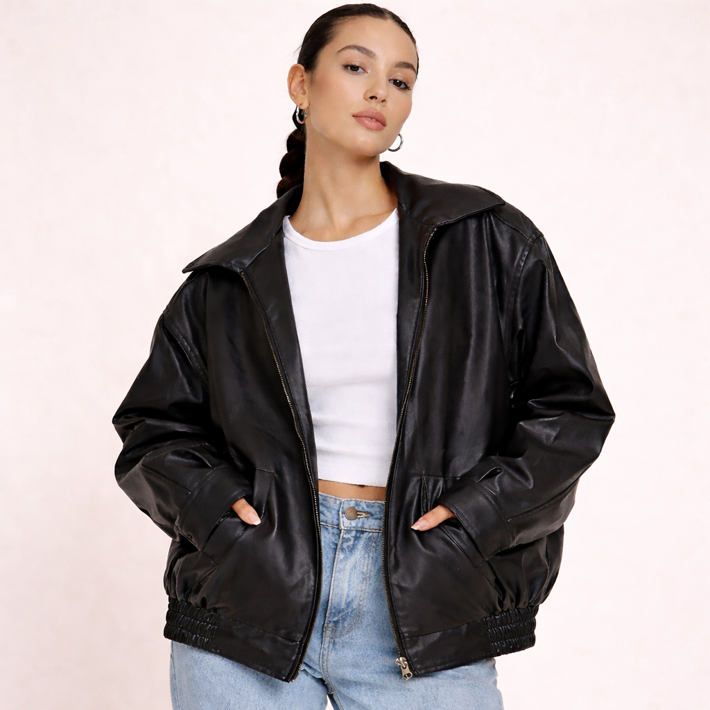 Olivia | Elegant & Versatile Design Leather Jacket 7