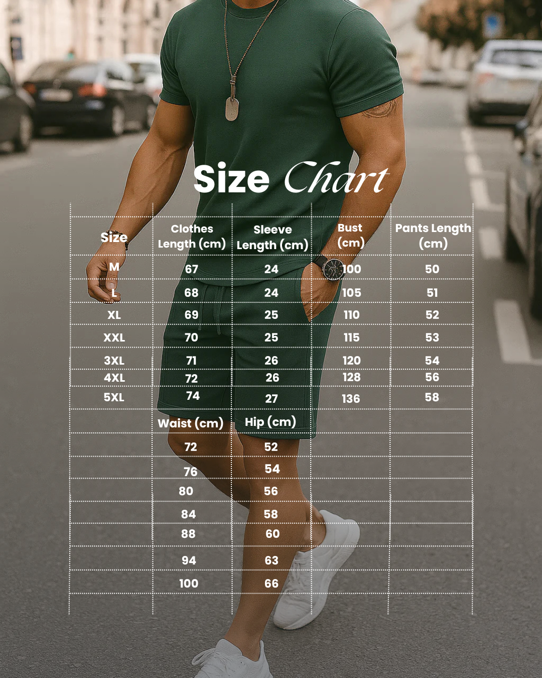 Relaxed Fit Summer Tee and Shorts Set for Men