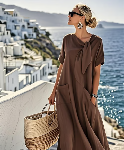 Comfy Women's Casual Sundress with Pockets