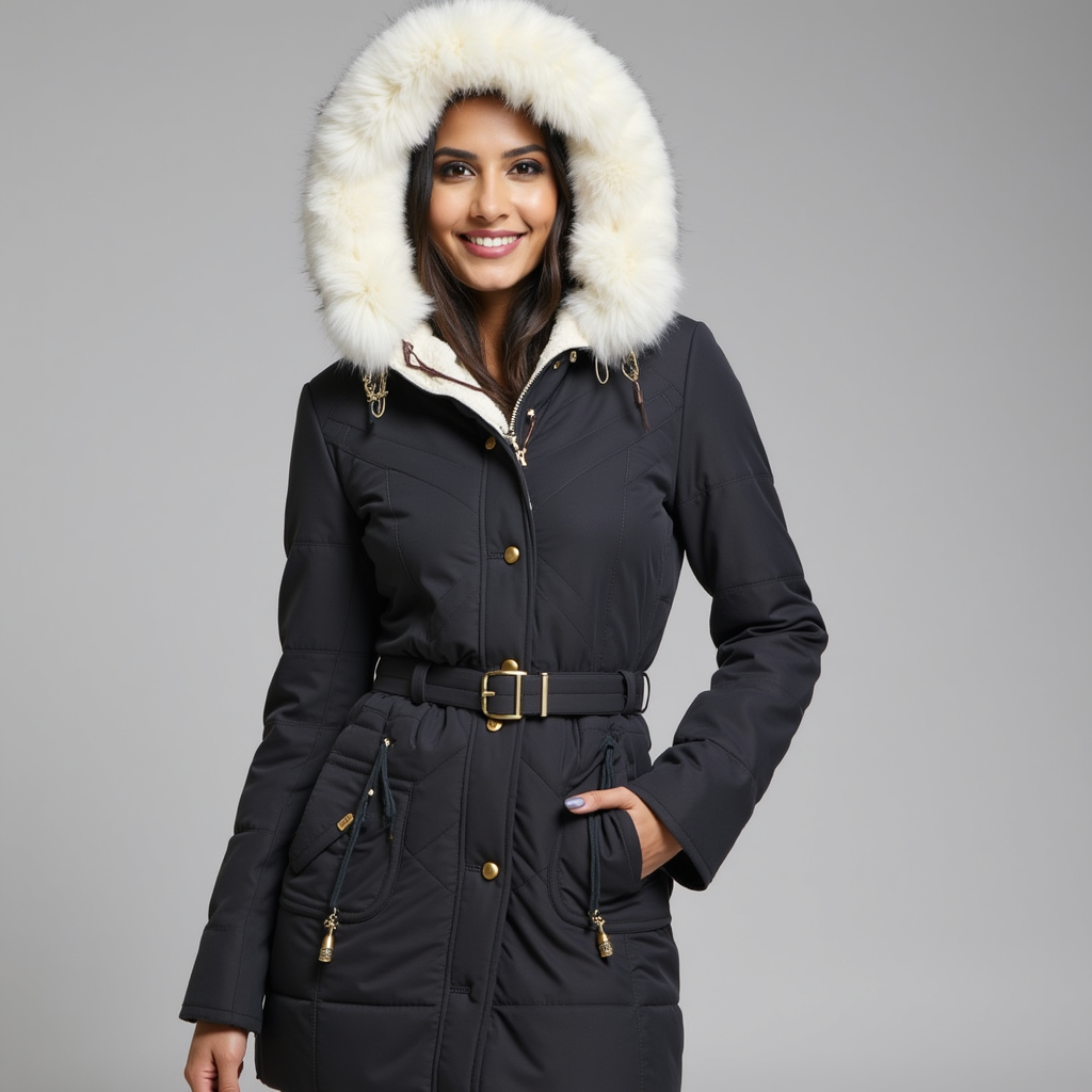 Warm Waterproof Parka Jacket for Women