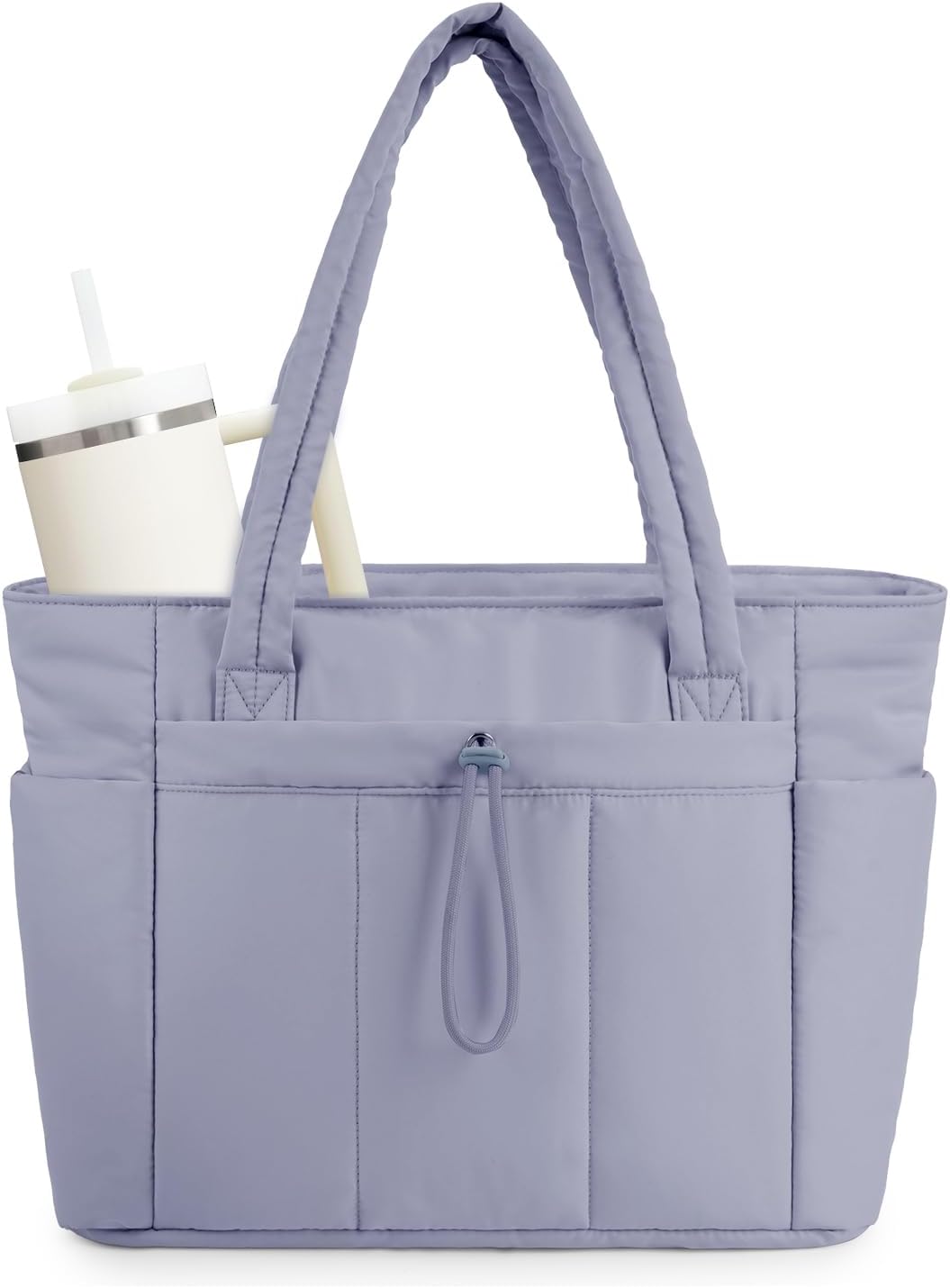 Quilted Tote Bag for Women | Water-Resistant 13