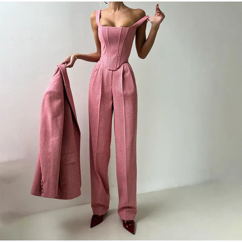 Classic Fit 3 Piece Suit Set