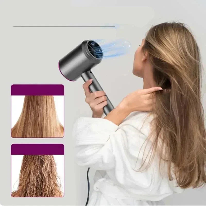 Fast Quiet Hair Dryer Brush Styler