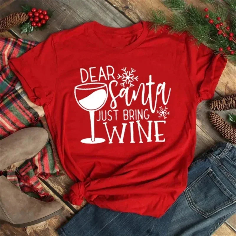 Ladies' Fun Wine Party Tee Shirt