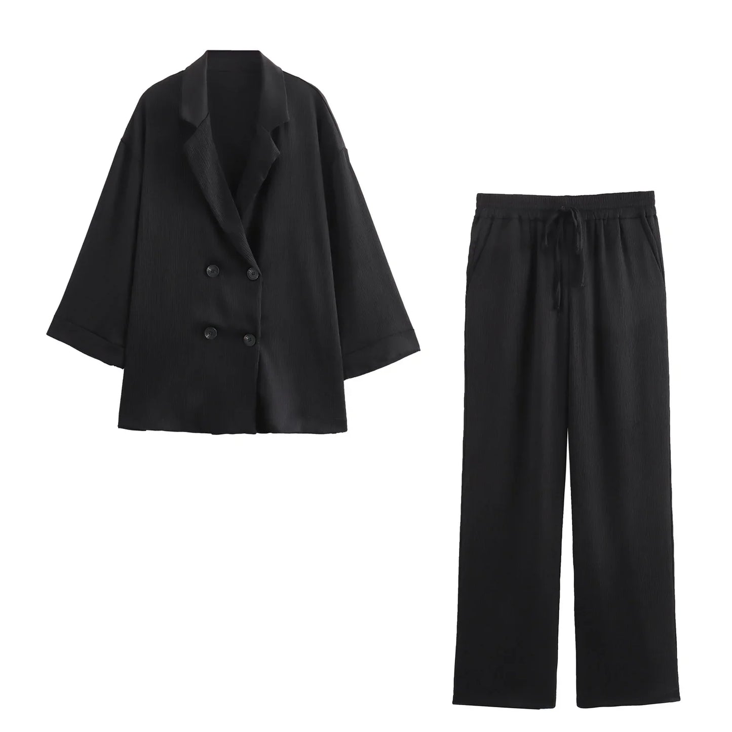 Variant image for Autumn Elegance | Women's Suit Blazer and Trousers Set-2