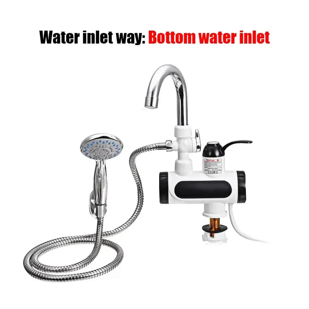 Instant Hot Water Kitchen Faucet - Electric Tap with Thermostat