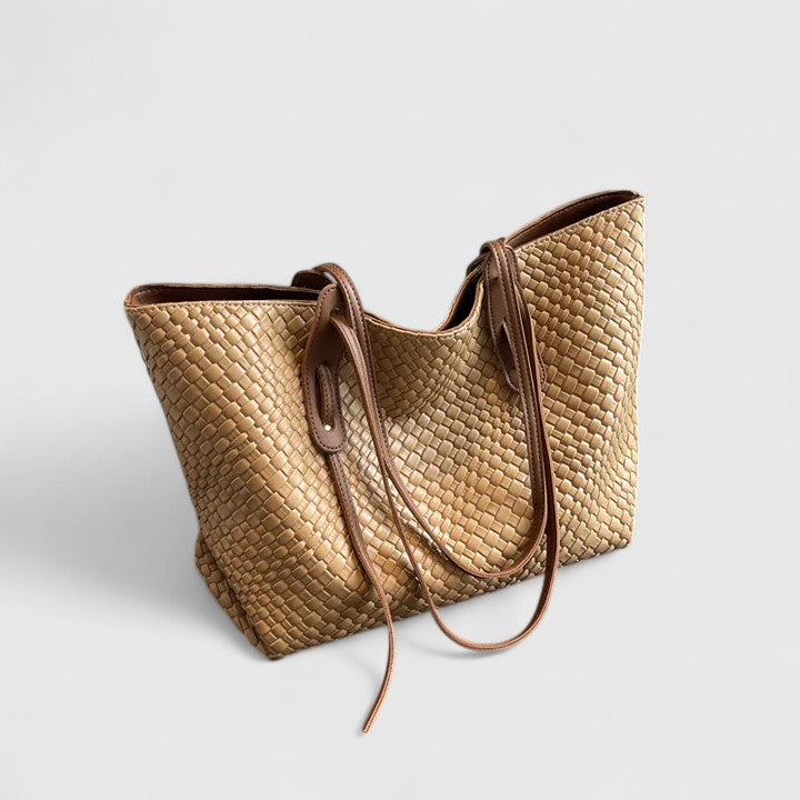 Timeless Natural Fiber Shopping Bag