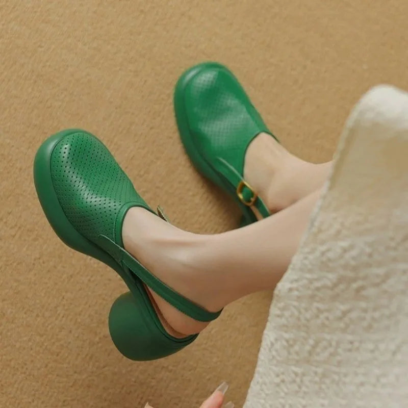 Chic Cutout High Heel Sandals