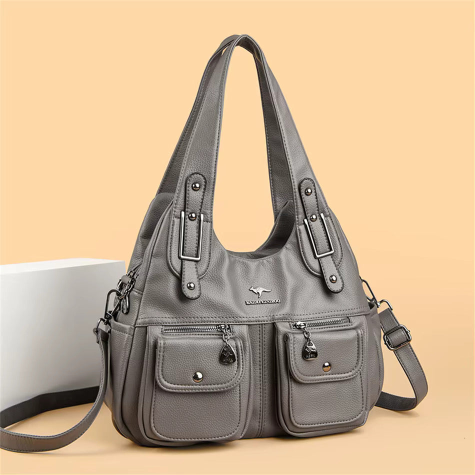 Vintage Style Tote Shoulder Bag