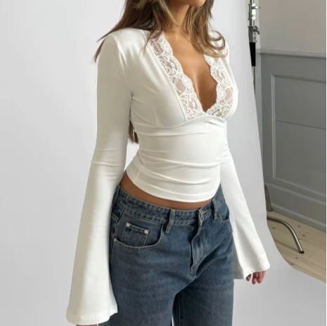 Elegant Crochet Blouse