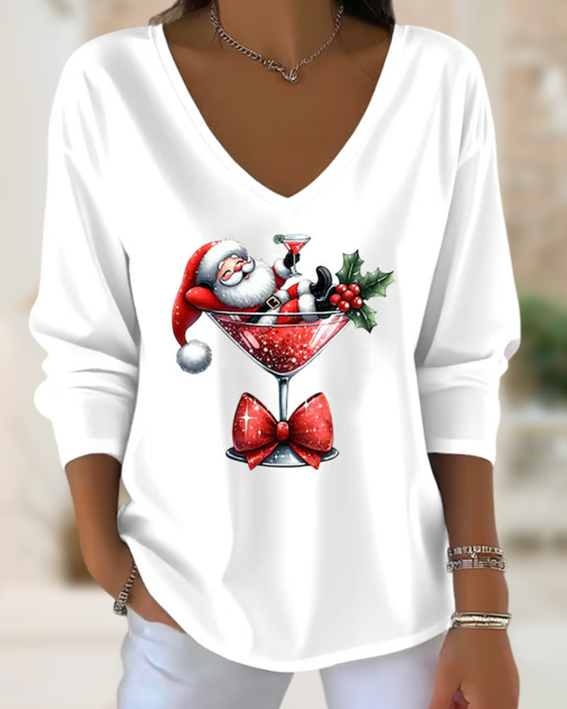 Women's Classic V Neck T Shirt