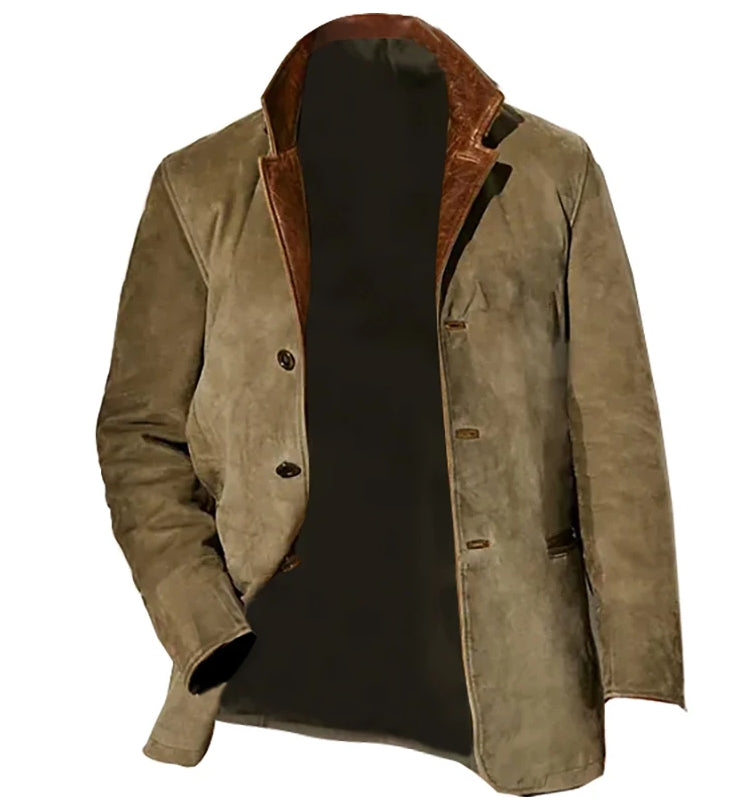 Casual Fit Mens Button Down Jacket