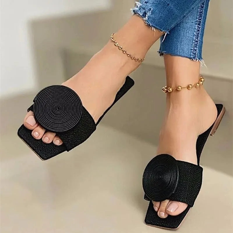 Comfortable Woven Flat Sandals