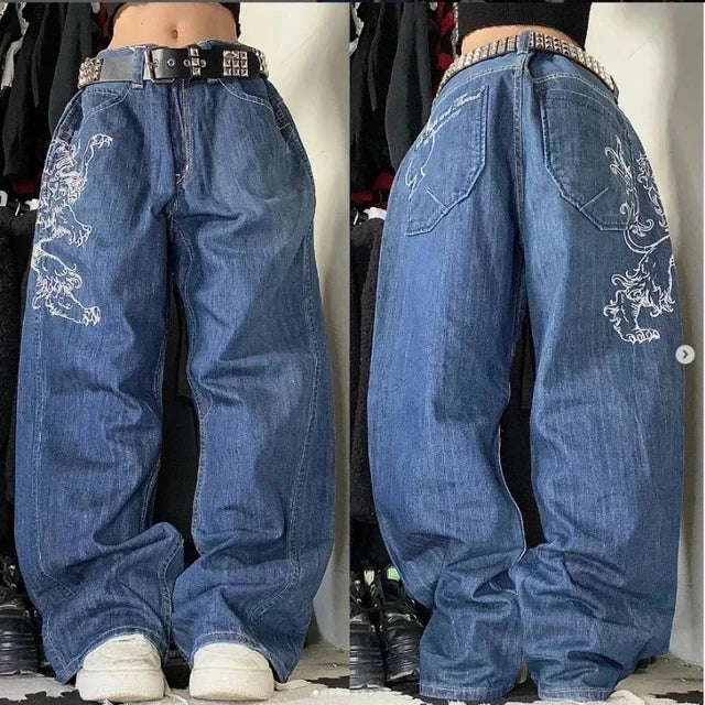 Relaxed Fit Casual Cargo Jeans