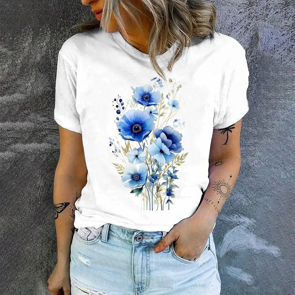 Tessa | Comfortable Elegant Short Sleeve T Shirt