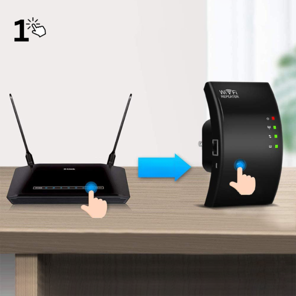 Compact WiFi Range Extender – Reliable Home Internet Booster