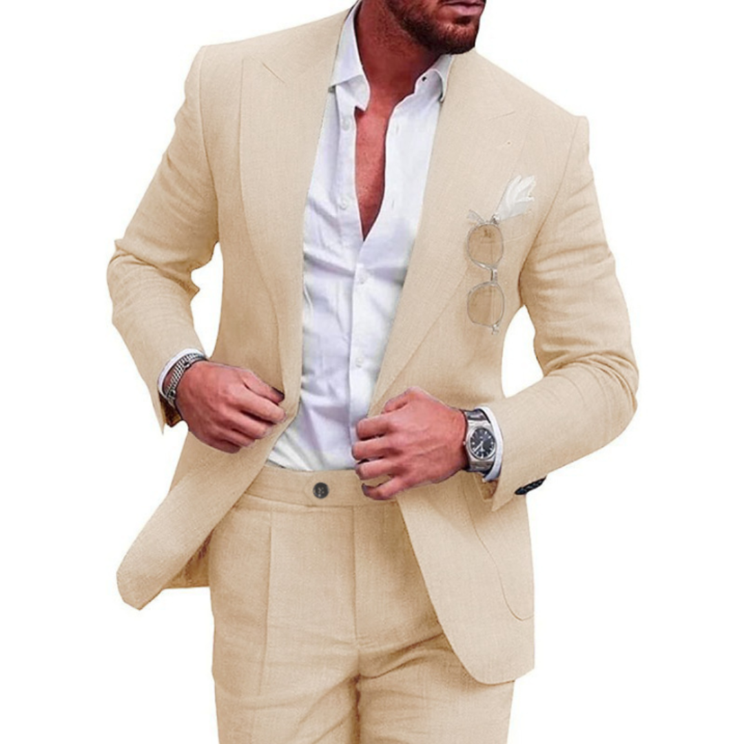 Variant image for Vintage Flair | Wedding Guest Suit Set-57
