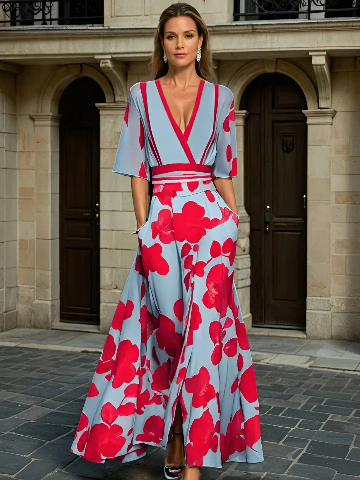 Elegant Long Sleeved Milano Dress