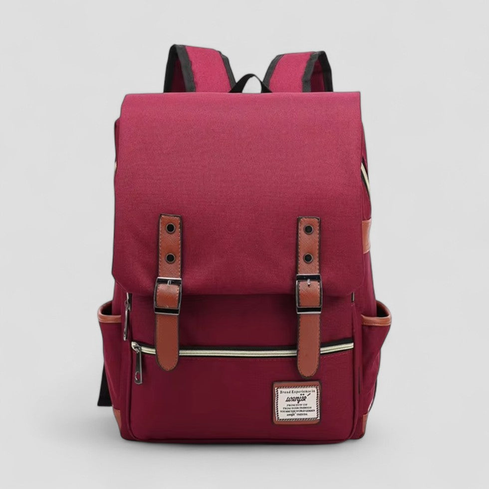 Vintage Canvas Laptop Backpack for School and Travel 6