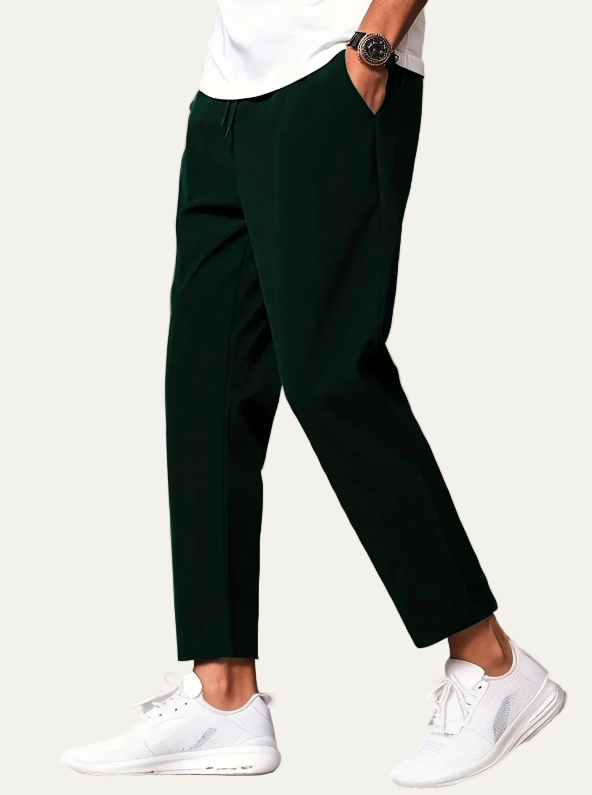VogeLuxe | Men’s Casual Cropped Trousers 3