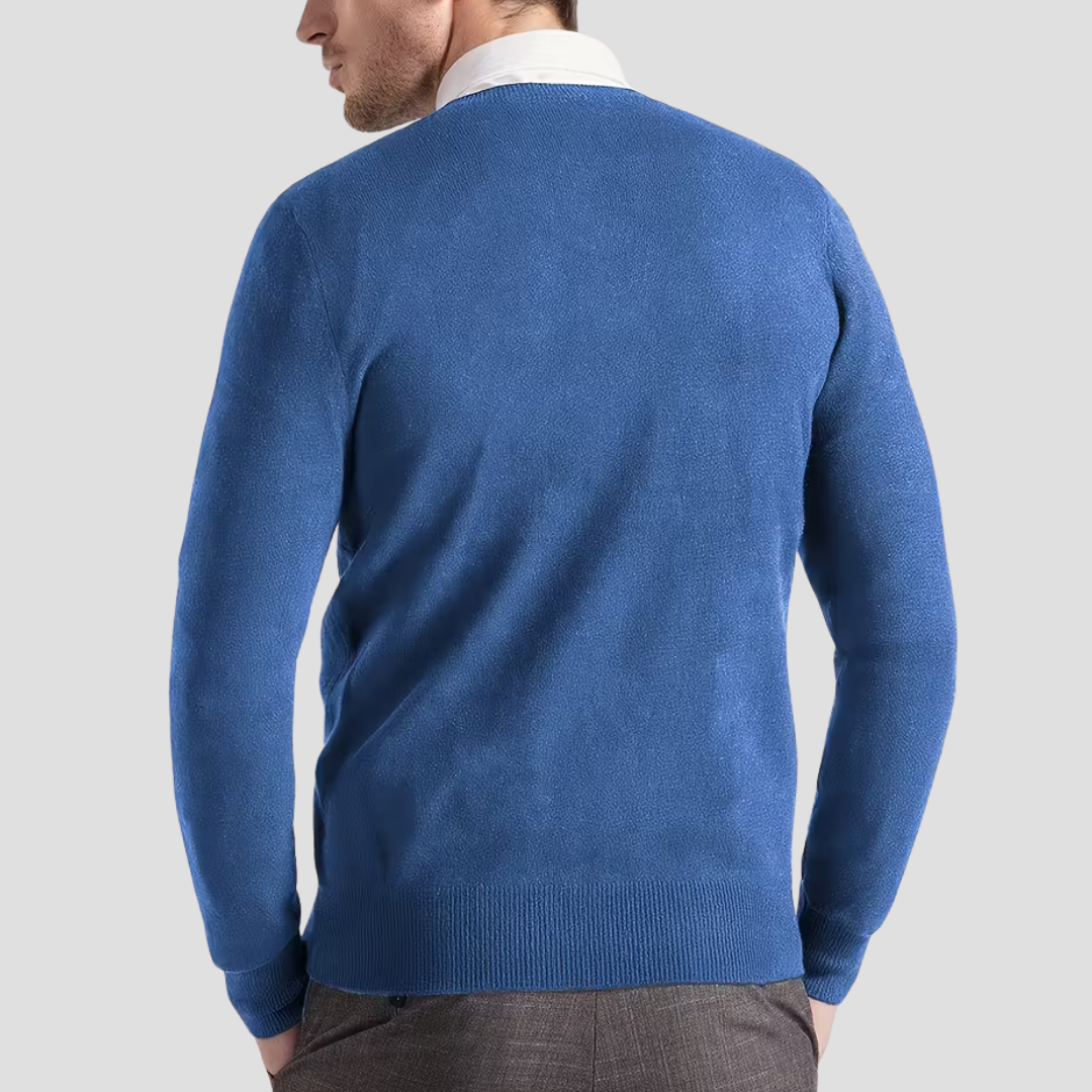 VogeLuxe | Men’s Classic Crewneck Knit Sweater 8