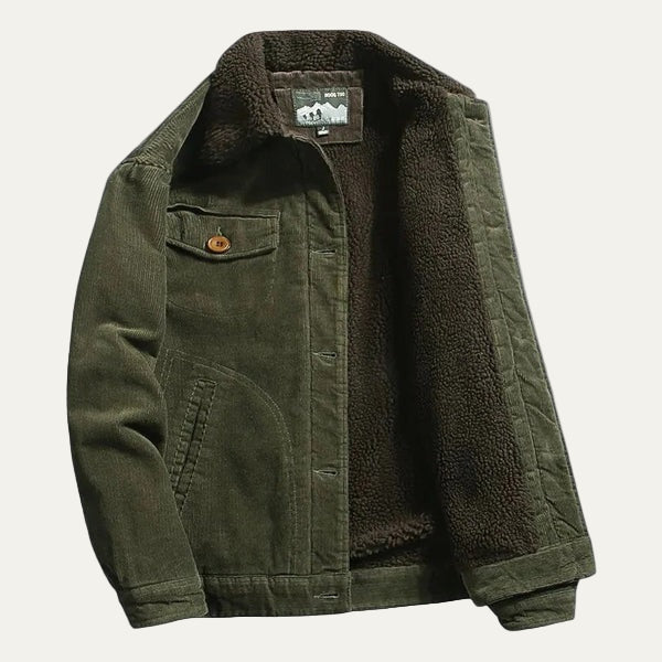 VogeLuxe | Men’s Corduroy Trucker Jacket 2