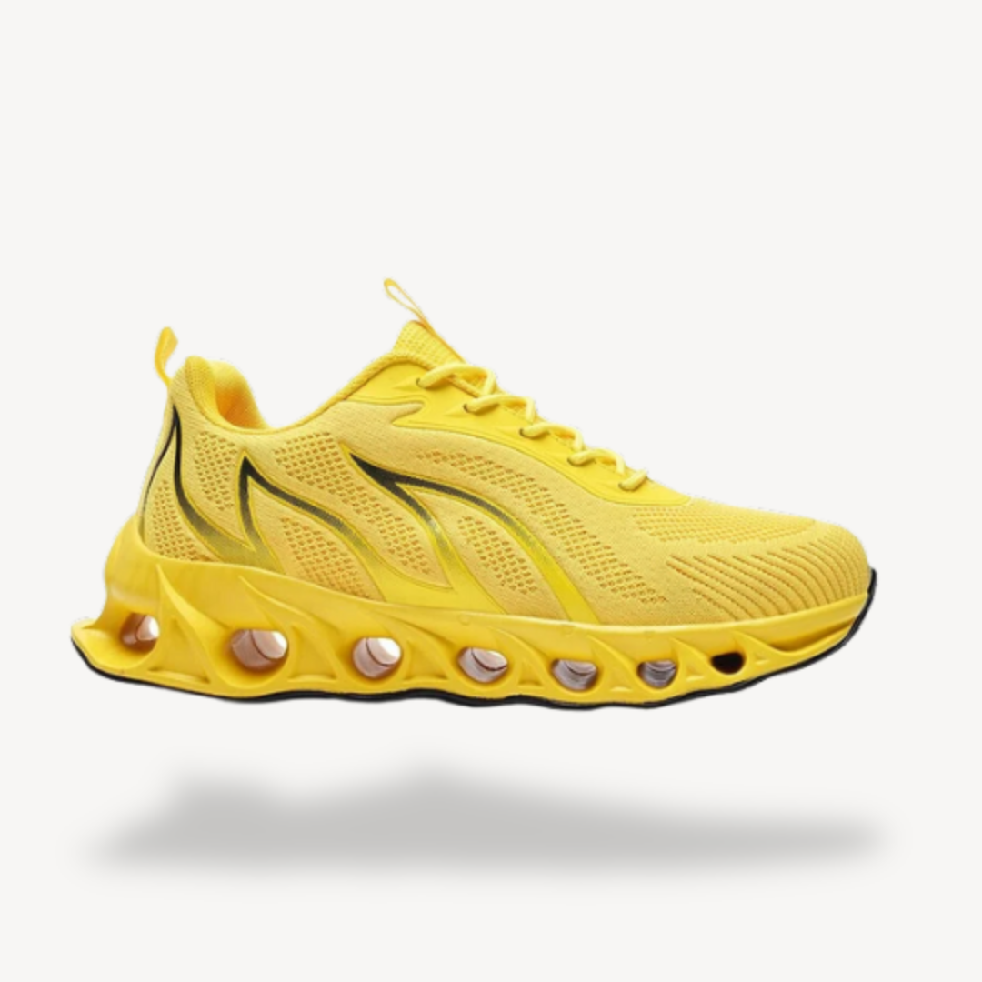 VogeLuxe | Men’s Flame Knit Running Sneakers 6