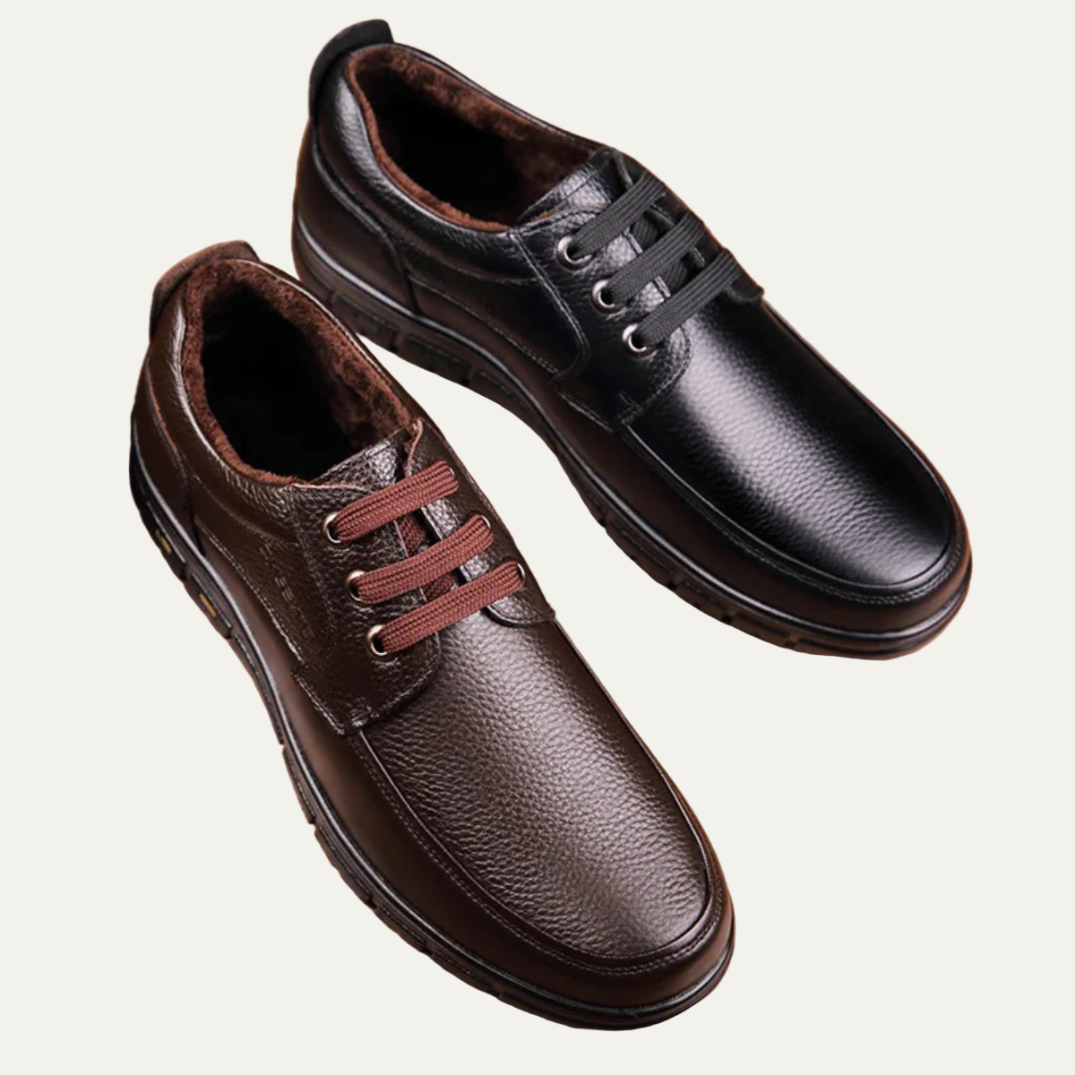 VogeLuxe | Men’s Leather Derby Shoes 3