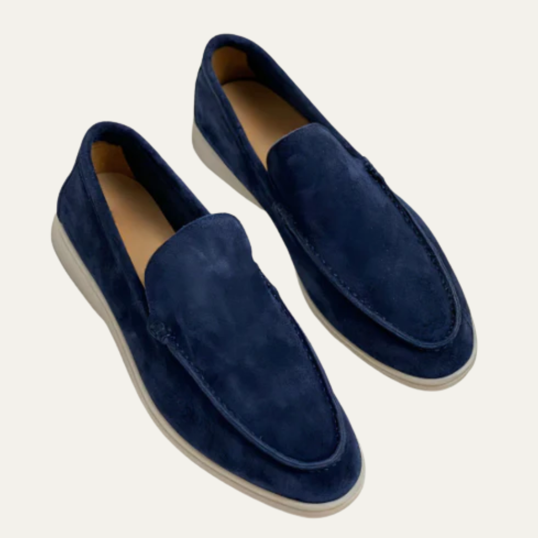VogeLuxe | Men’s Minimalist Suede Loafers 4