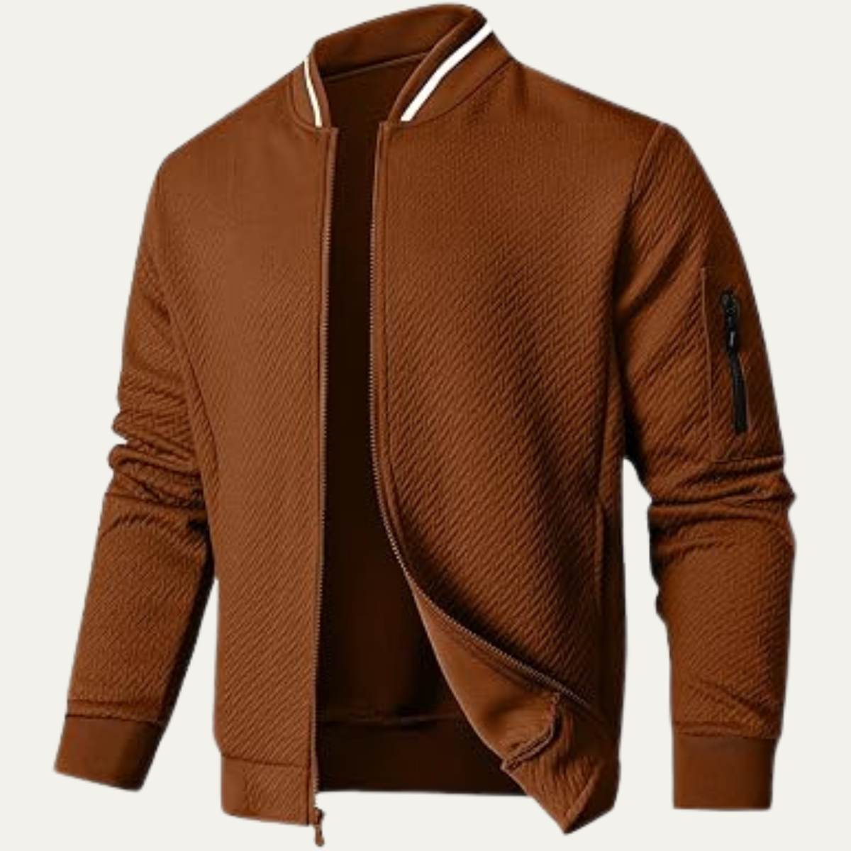 VogeLuxe | Men’s Slim Fit Diamond Quilted Bomber 5
