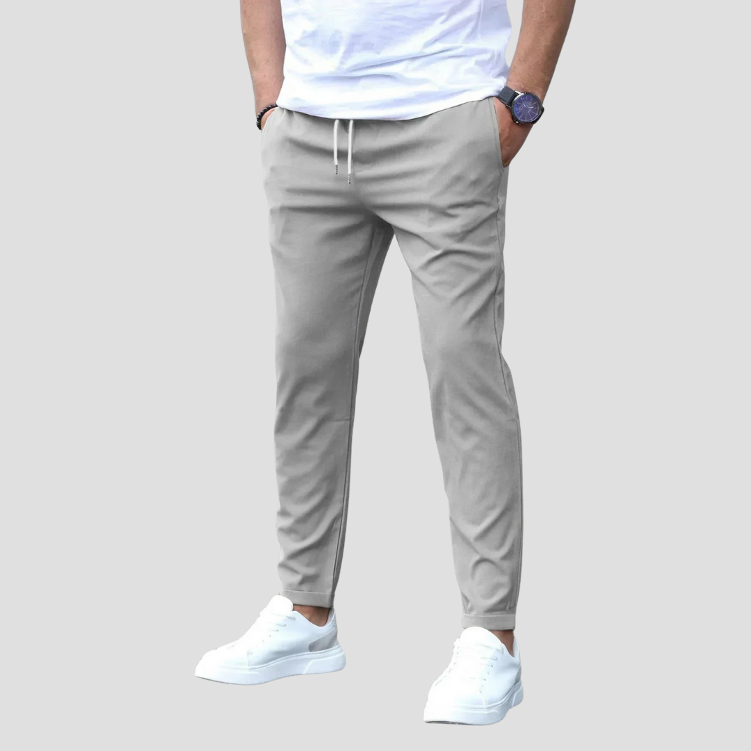VogeLuxe | Men’s Slim Fit Joggers with Drawstring Waist 5