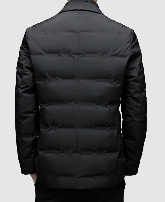 VogeLuxe | Men’s Slim Quilted-Lined Tailored Outerwear 3