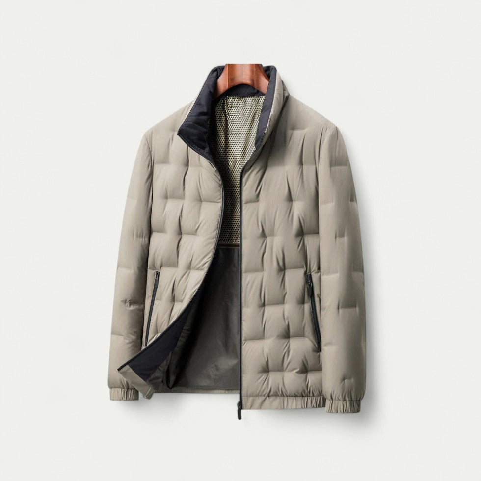 VogeLuxe | Men’s Square Quilted Puffer Jacket 2