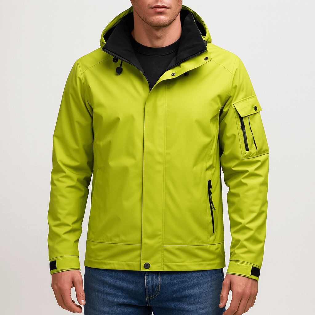 VogeLuxe | Men’s Waterproof Softshell Hooded Jacket 3