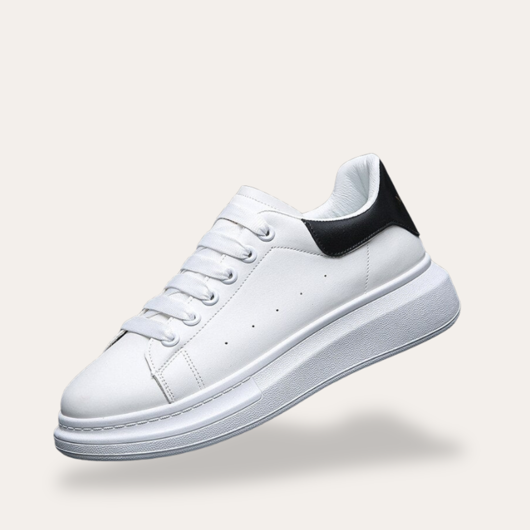 VogeLuxe | Men’s White Platform Sneakers 2