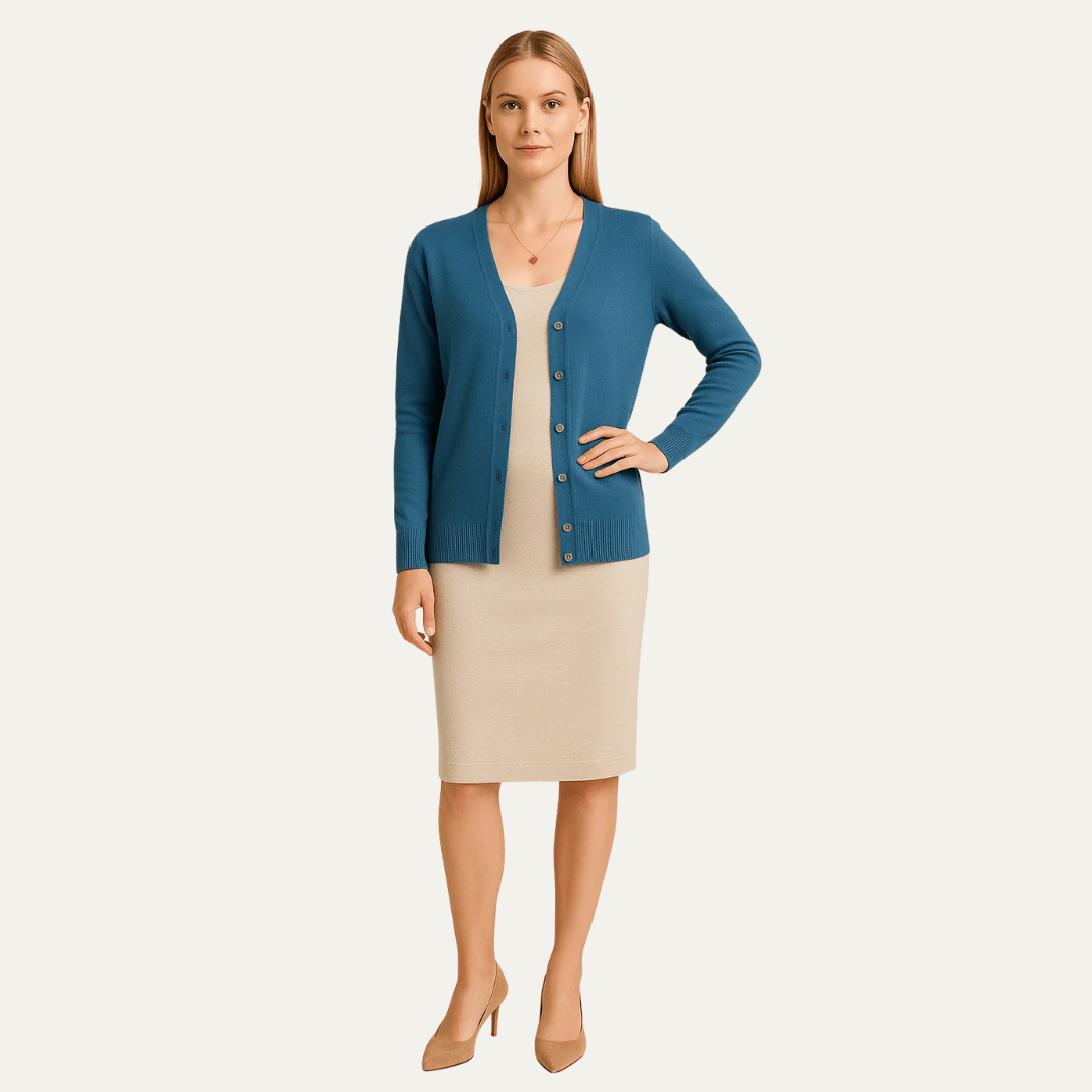VogeLuxe | Women’s Classic Button-Front Cardigan 9