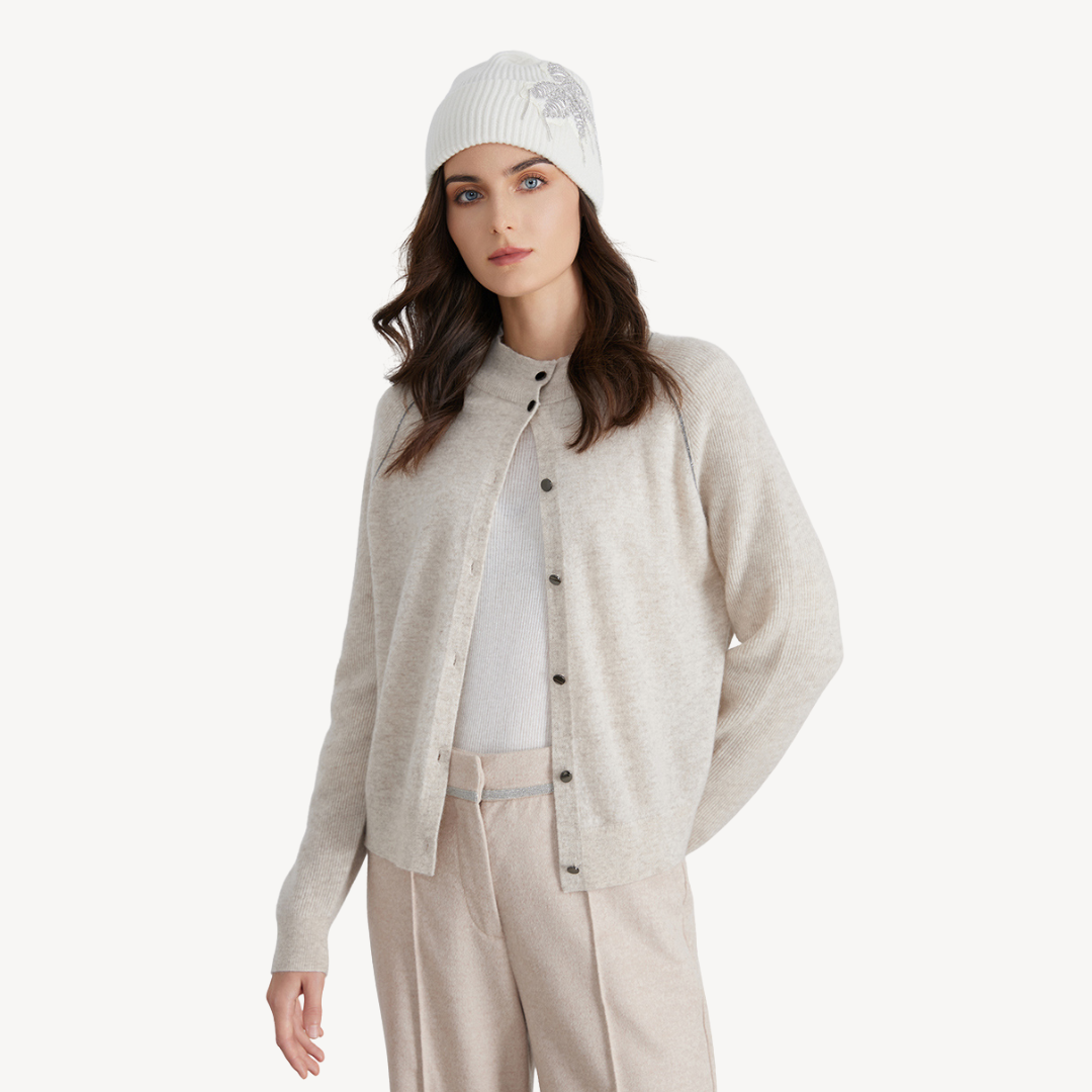 VogeLuxe | Women’s Classic Cozy Knit Cardigan 3