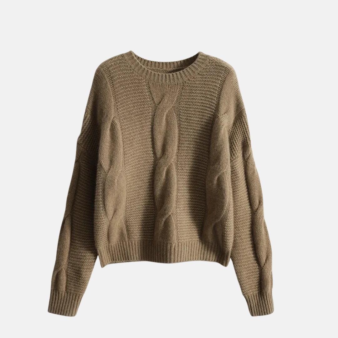 VogeLuxe | Women’s Cozy Cable-Knit Pullover 1
