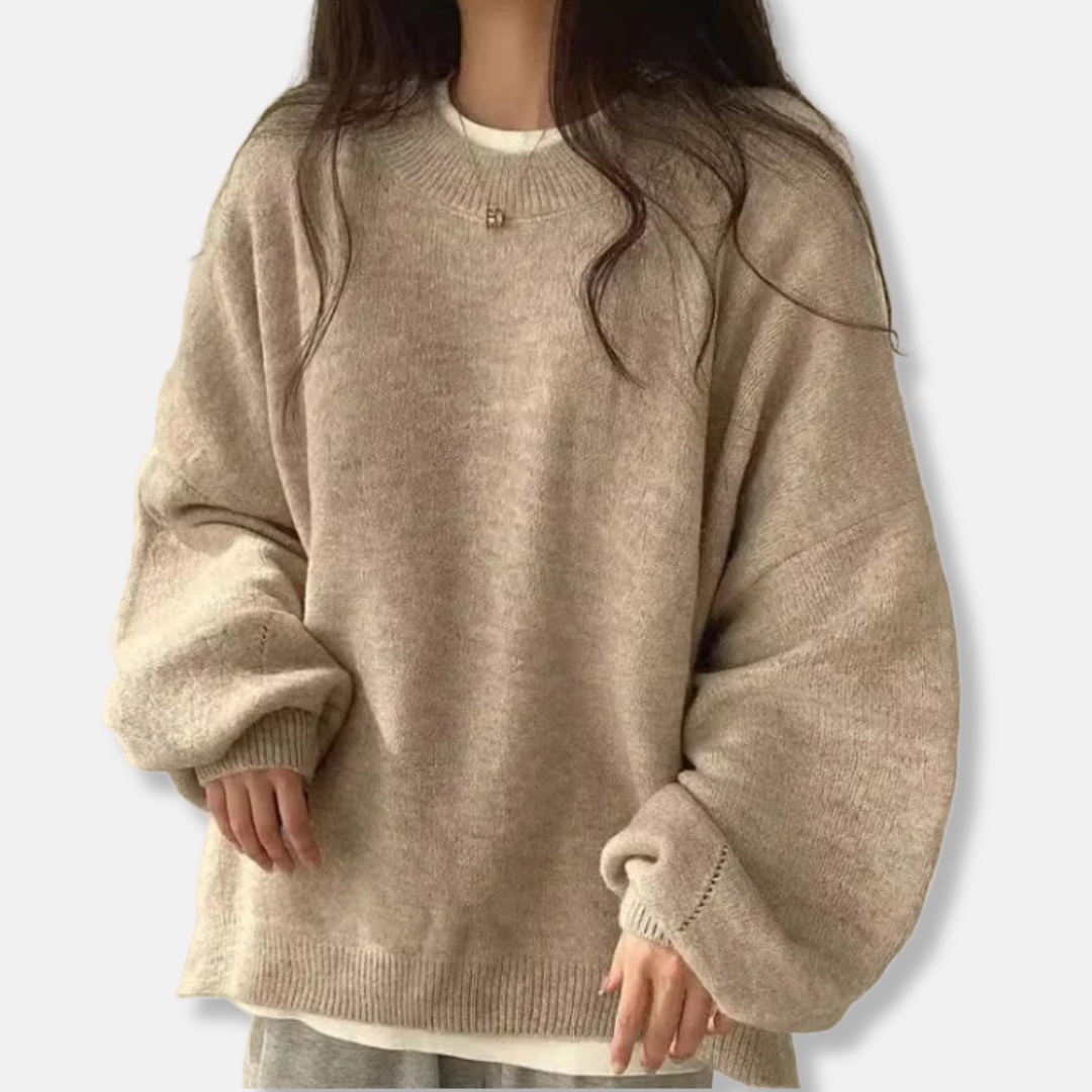 VogeLuxe | Women’s Cozy Oversized Knit Sweater 4