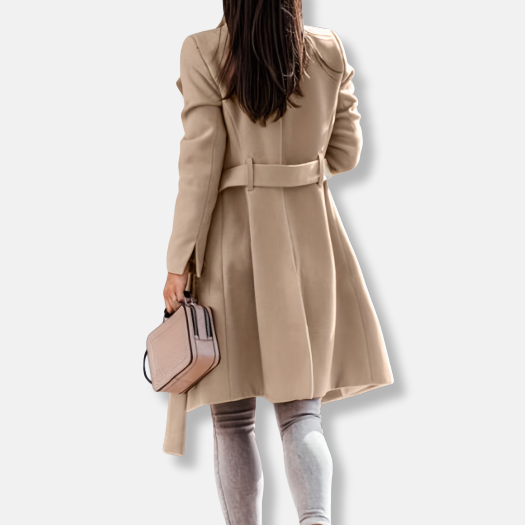 VogeLuxe | Women’s Elegant Mid-Length Coat 2